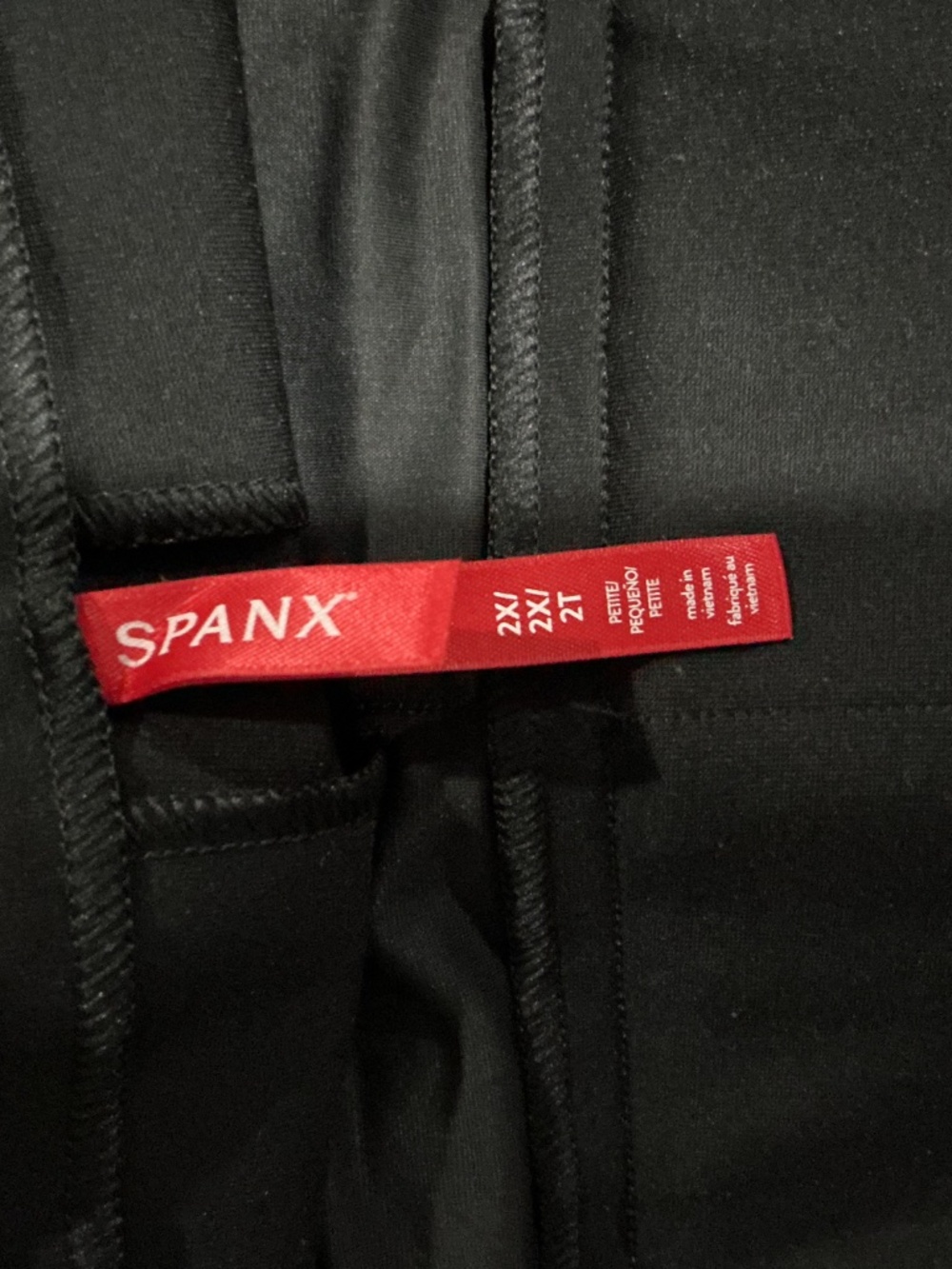 NWT Spanx Black Pants 2XP - Picture 7 of 9